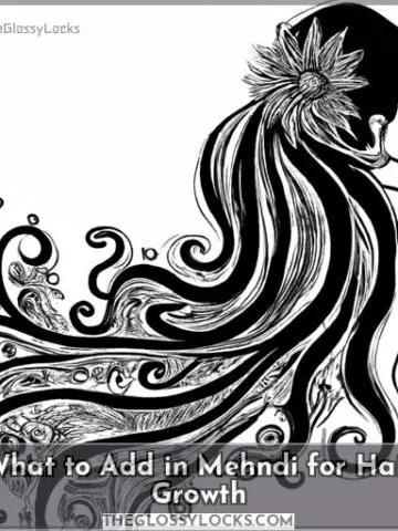 what to add in mehndi for hair growth