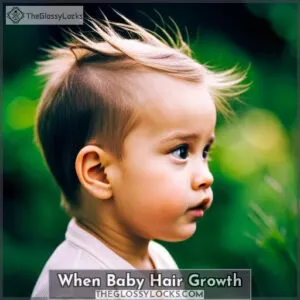 when baby hair growth