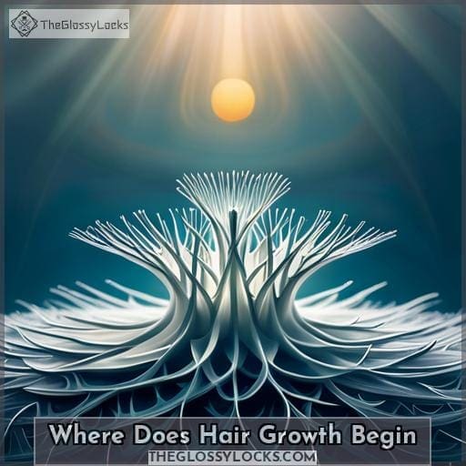 where does hair growth begin where does hair growth begin