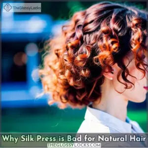 why silk press is bad for natural hair