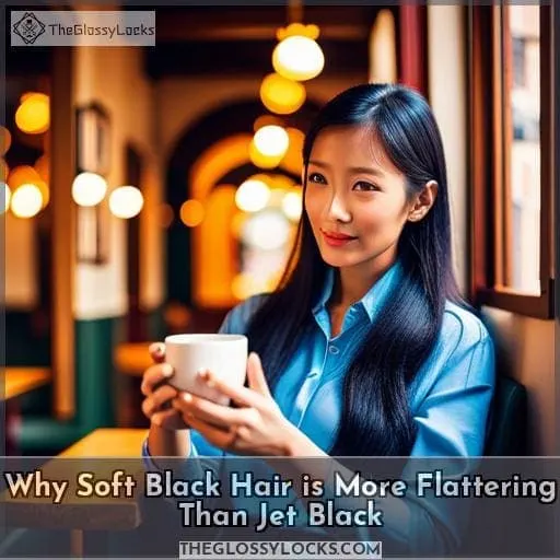 Why Soft Black Hair is More Flattering Than Jet Black