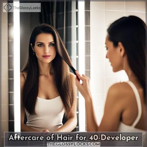 Aftercare of Hair for 40-Developer