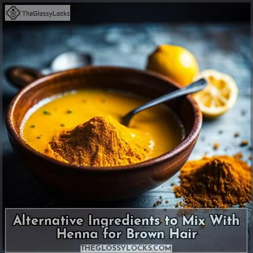 Alternative Ingredients to Mix With Henna for Brown Hair
