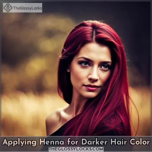 Applying Henna for Darker Hair Color