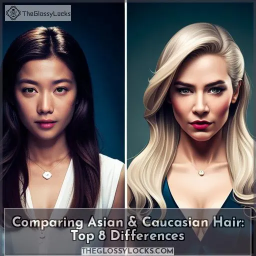 asian hair vs caucasian hair