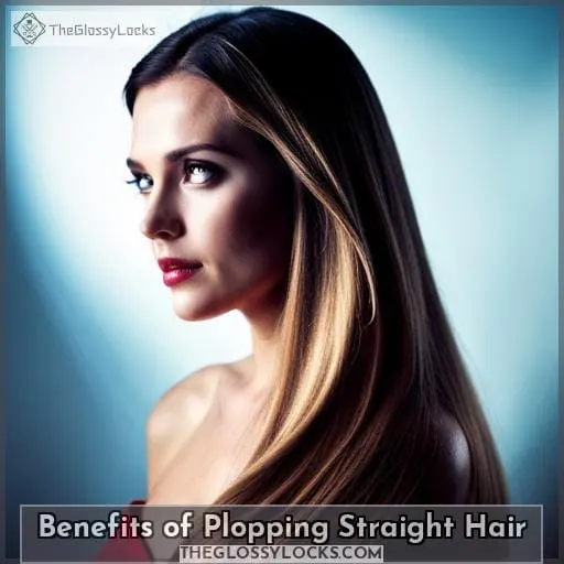 Benefits of Plopping Straight Hair