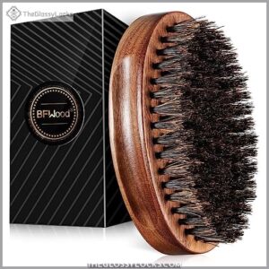 BFWood Boar Bristle Beard Brush