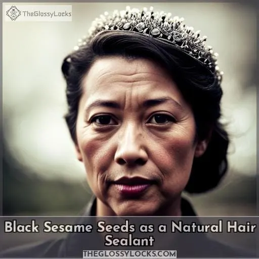 Black Sesame Seeds as a Natural Hair Sealant