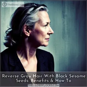 black sesame seeds gray hair