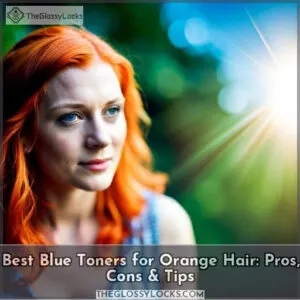 blue toners for orange hair