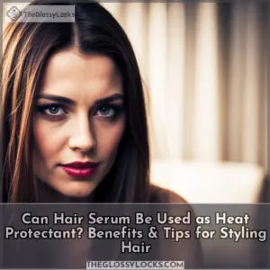 can hair serum be used as heat protectant