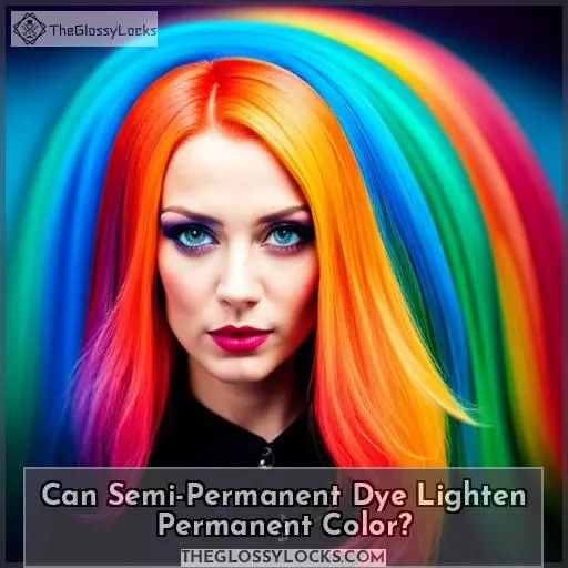 Can Semi-Permanent Dye Lighten Permanent Color?