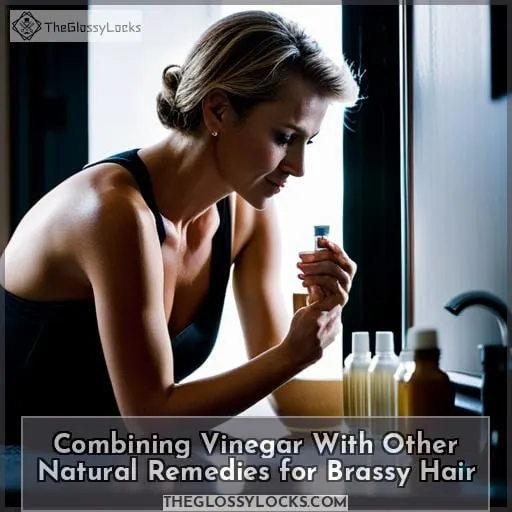 Combining Vinegar With Other Natural Remedies for Brassy Hair