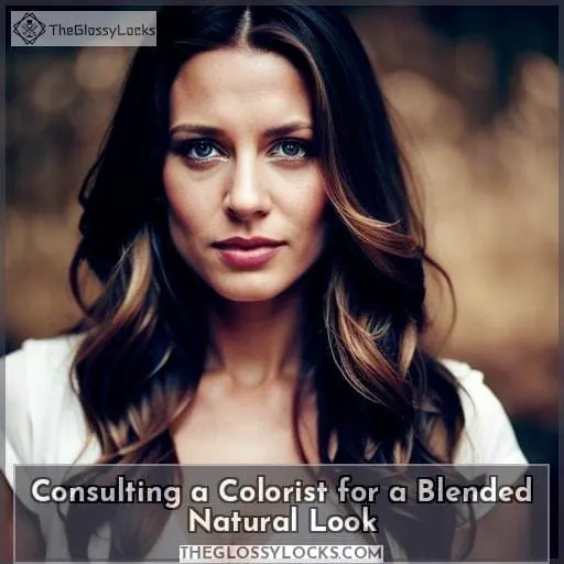 Consulting a Colorist for a Blended Natural Look