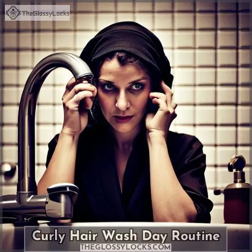 Curly Hair Wash Day Routine