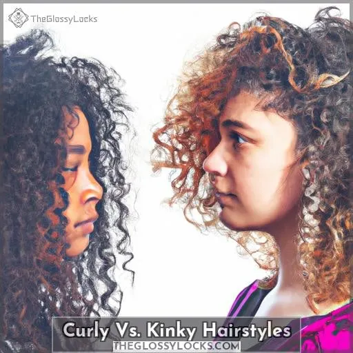 Curly Vs. Kinky Hairstyles