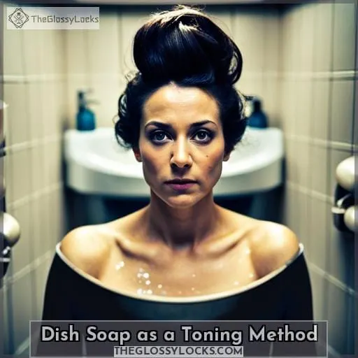 Dish Soap as a Toning Method