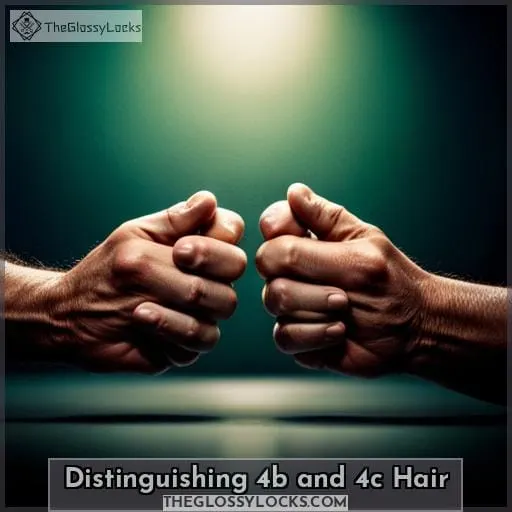 Distinguishing 4b and 4c Hair
