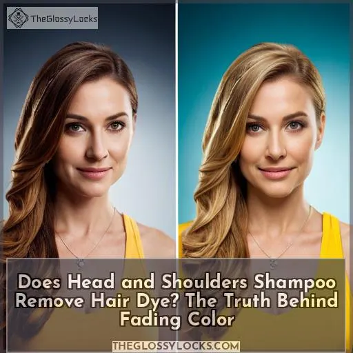 does head and shoulders fade hair colour