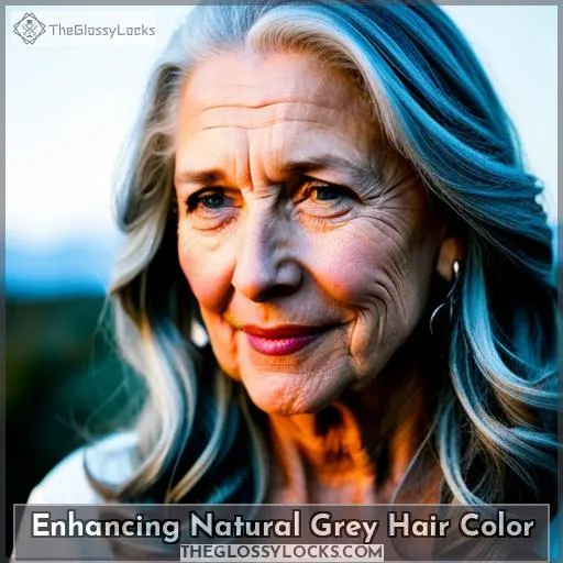 Enhancing Natural Grey Hair Color