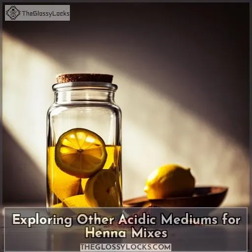 Exploring Other Acidic Mediums for Henna Mixes