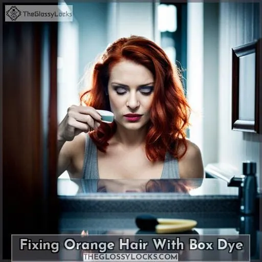 Fixing Orange Hair With Box Dye