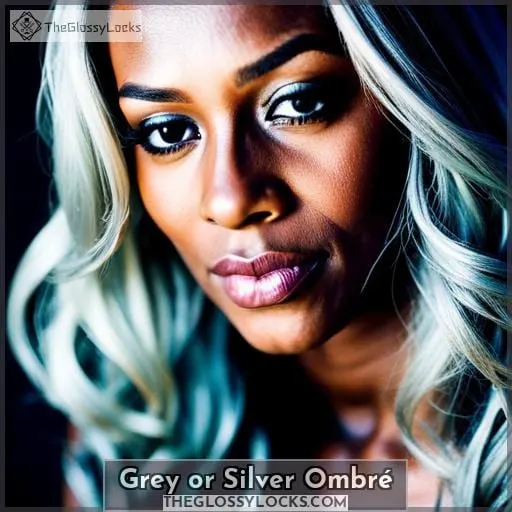 Grey or Silver Ombré