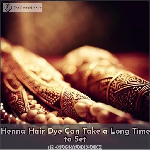 Henna Hair Dye Can Take a Long Time to Set