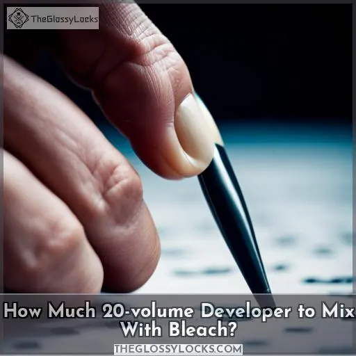 How Much 20-volume Developer to Mix With Bleach?