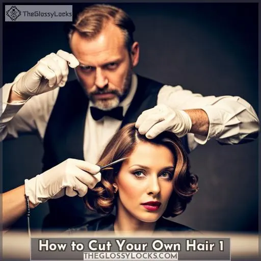 how to cut your own hair 1