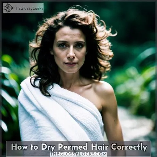 How to Dry Permed Hair Correctly