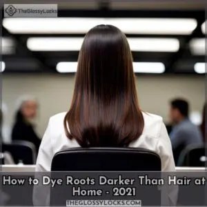 how to dye roots darker than the rest of hair