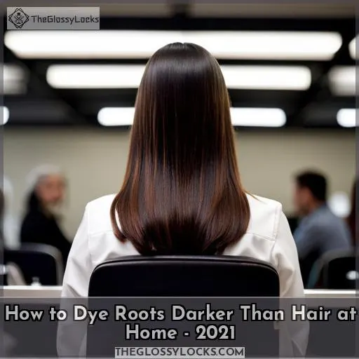 how to dye roots darker than the rest of hair