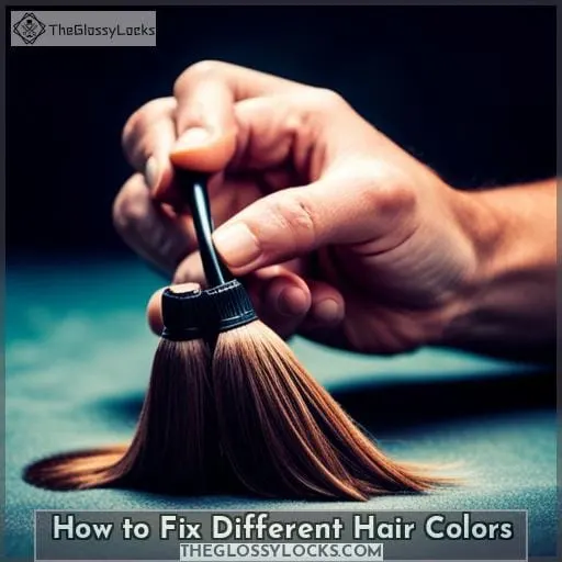 How to Fix Different Hair Colors