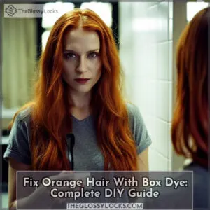 how to fix orange hair with box dye