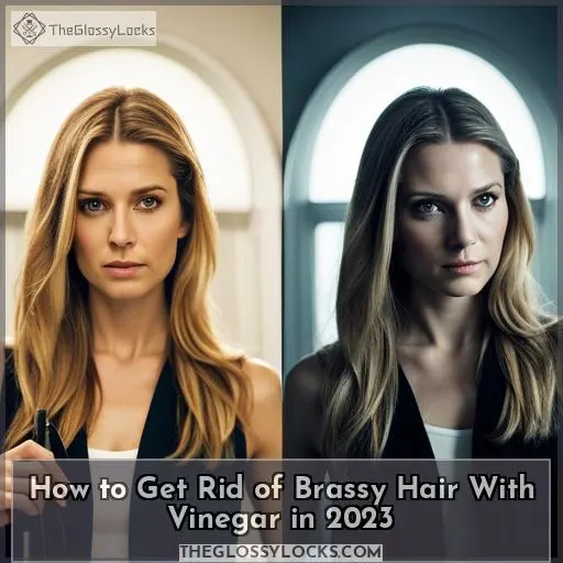how to get rid of brassy hair with vinegar