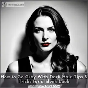 how to go gray with dark hair