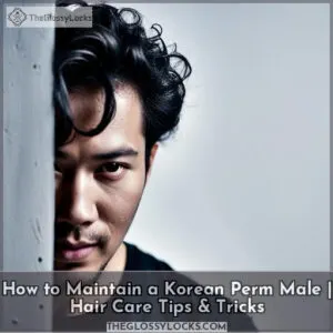 how to maintain a korean perm male