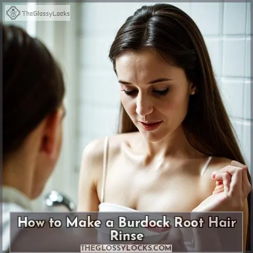 How to Make a Burdock Root Hair Rinse