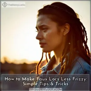 how to make faux locs less frizzy