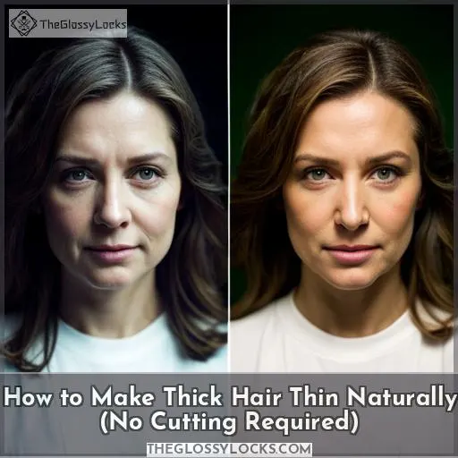 How to Make Thick Hair Thin Naturally (No Cutting Required)
