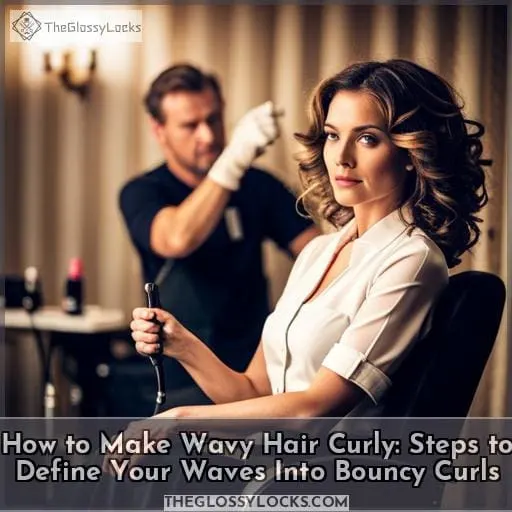 how to make wavy hair curly