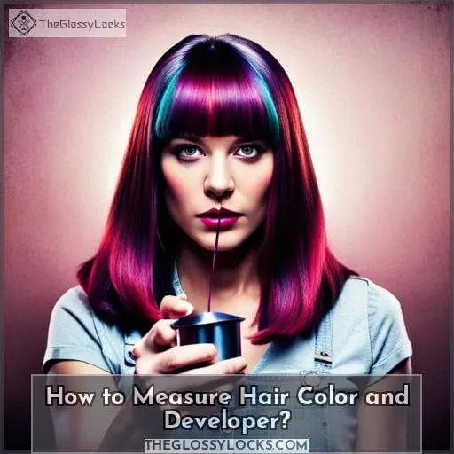 How to Measure Hair Color and Developer?