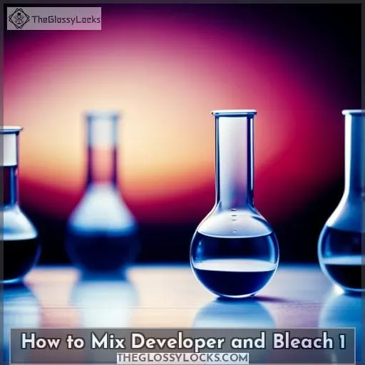 how to mix developer and bleach 1