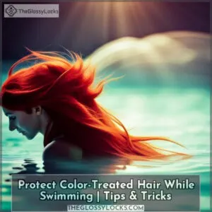 how to protect color treated hair while swimming