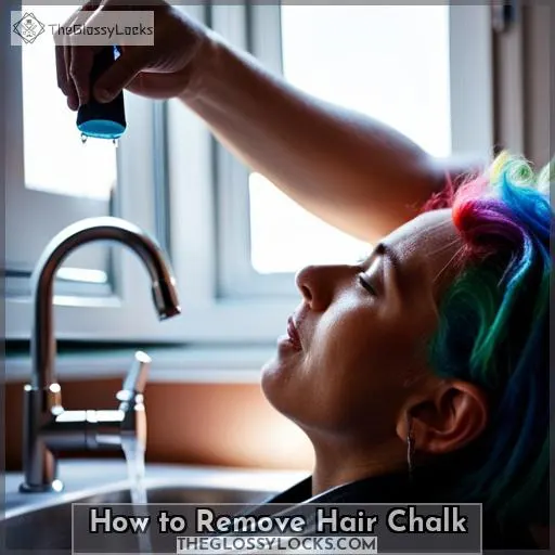 How to Remove Hair Chalk