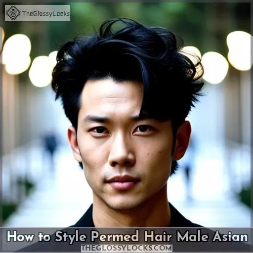 How to Style Permed Hair Male Asian