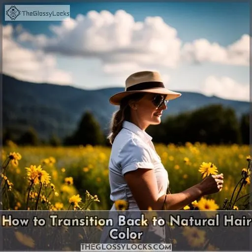 How to Transition Back to Natural Hair Color