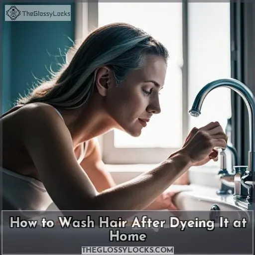 How to Wash Hair After Dyeing It at Home