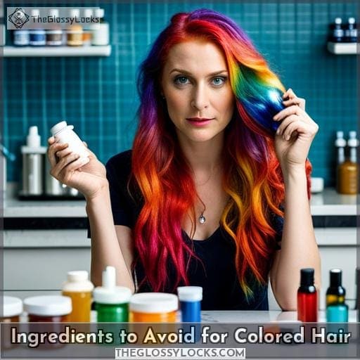 Ingredients to Avoid for Colored Hair